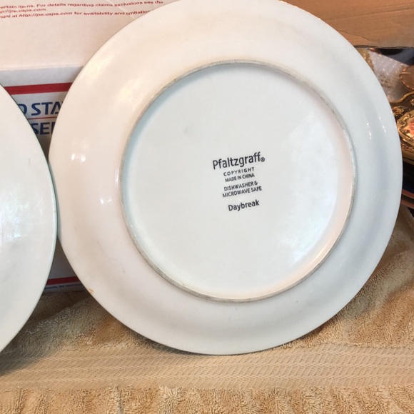 Two 11”  Daybreak Dinner Plates by PFALTZGRAFF Rooster - Picture 5 of 5
